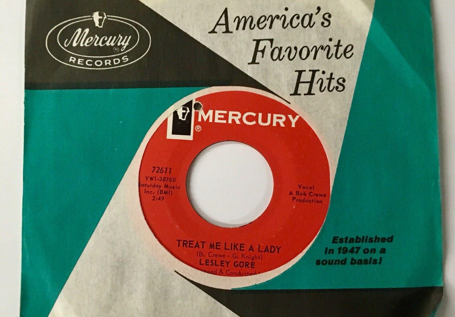 Leslie Gore Treat Me Like a Lady label
